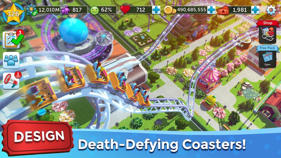 #3. RollerCoaster Tycoon NETFLIX (iOS) Bởi: Netflix, Inc.