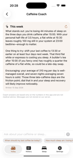 Caffeine Tracker: Coffee Sleep screenshot 4