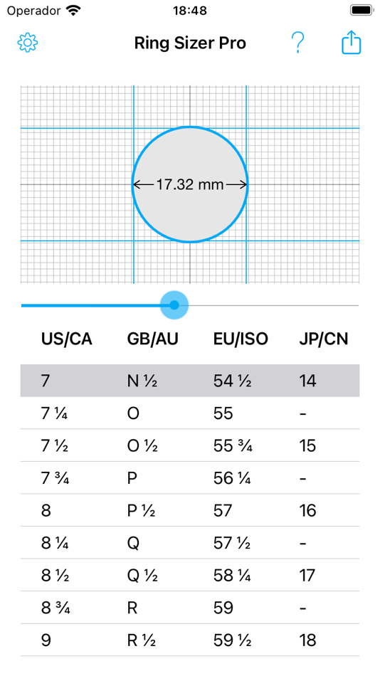 #1. Ring Sizer Pro (iOS) 由: Mike Melnikov