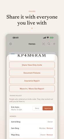 Ordning: Home Inventory iPhone screenshot