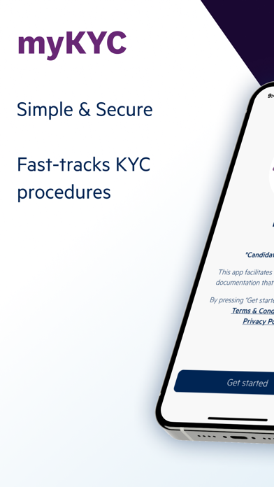 Screenshot 1 of myKYC-AML App