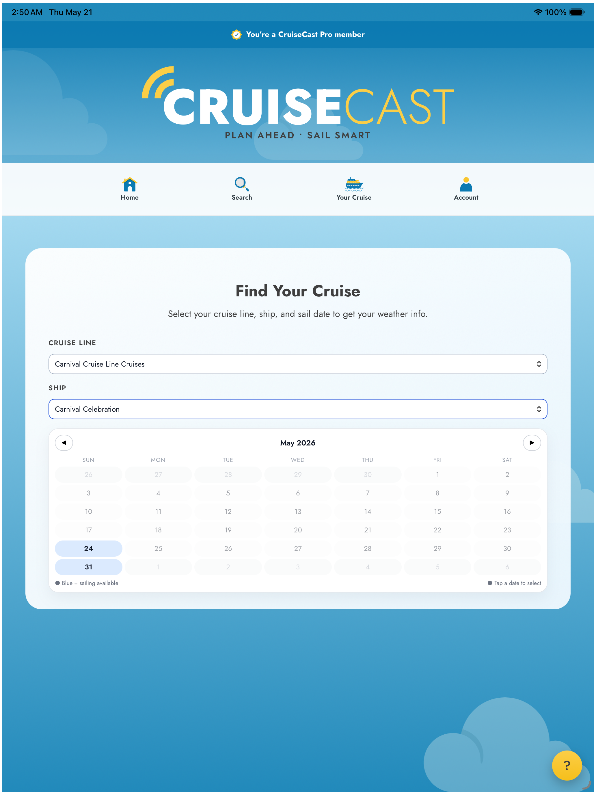 CruiseCast Planner screenshot 10