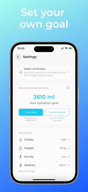 Water Tracker & Reminder App screenshot 3