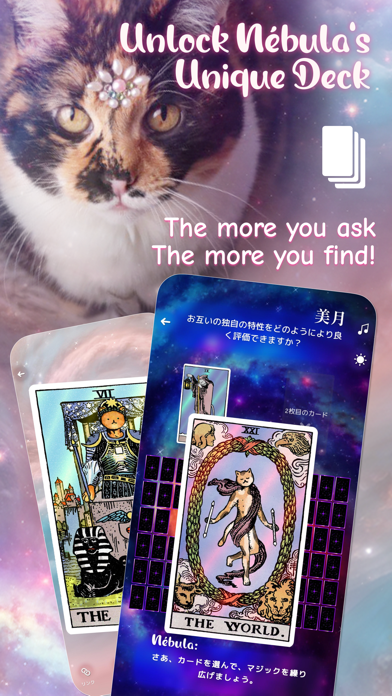 Nébula Tarot Cat Screenshot