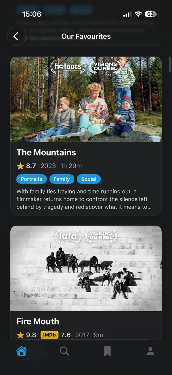 Screenshot #2 pour GuideDoc Curated Documentaries
