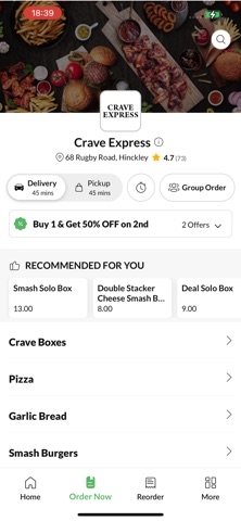 Crave Express screenshot
