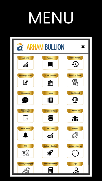 Arham Bullion Live Screenshot