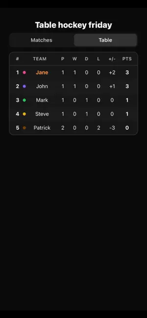 myTournament App screenshot 4