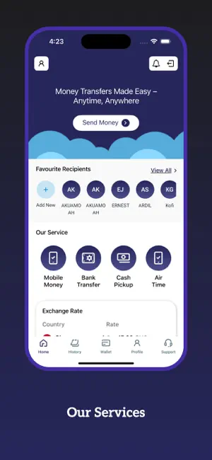 UnityLink Money Transfer screenshot 2