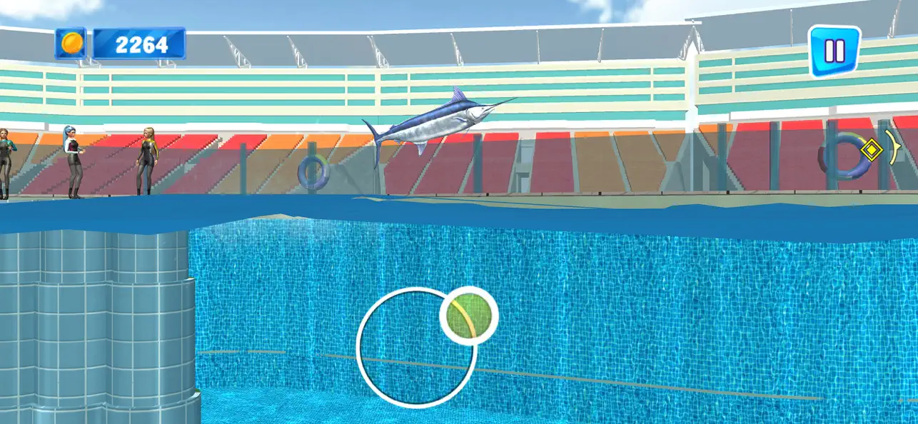 Screenshot #3 pour Dolphin Oasis Park Show Game