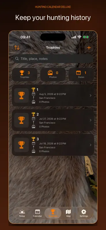 Hunting Calendar Deluxe screenshot 4 of 10