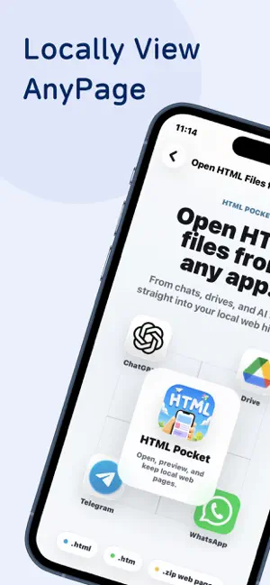 HTML Keep: mobile HTML Viewer screenshot 2