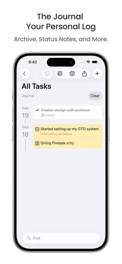 Captura de pantalla de Firetask 5 en iPhone 5