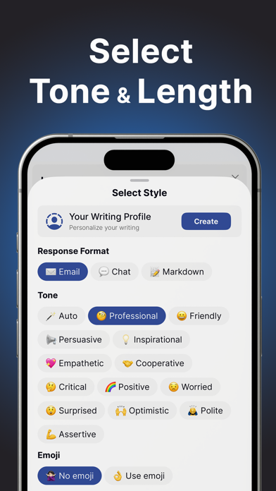 Boss AI Email Writer Screenshot