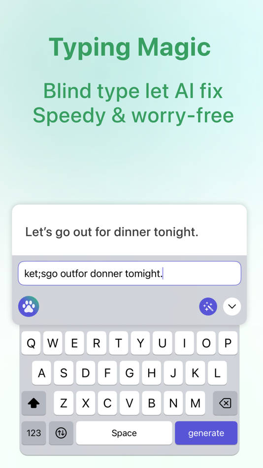 #2. CatPaw: Fast AI Keyboard (iOS) 由: 志贵 陈