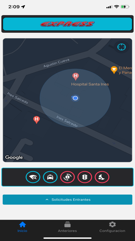 #3. App Express Conductor (iOS) Podle: APLICACION APP EXPRESS APLIEXPRESS S.A.S