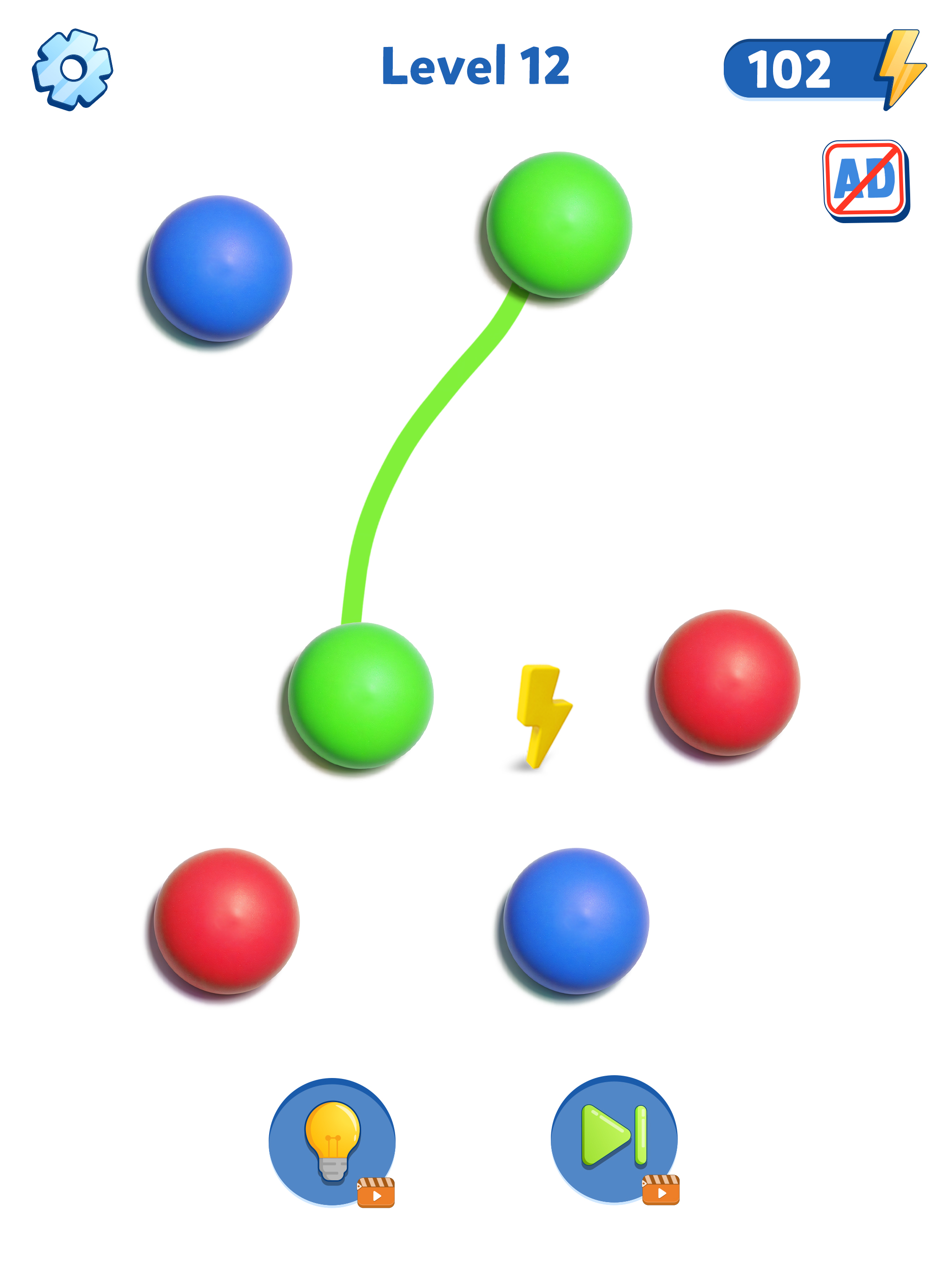 Matching Ball Connect Puzzle