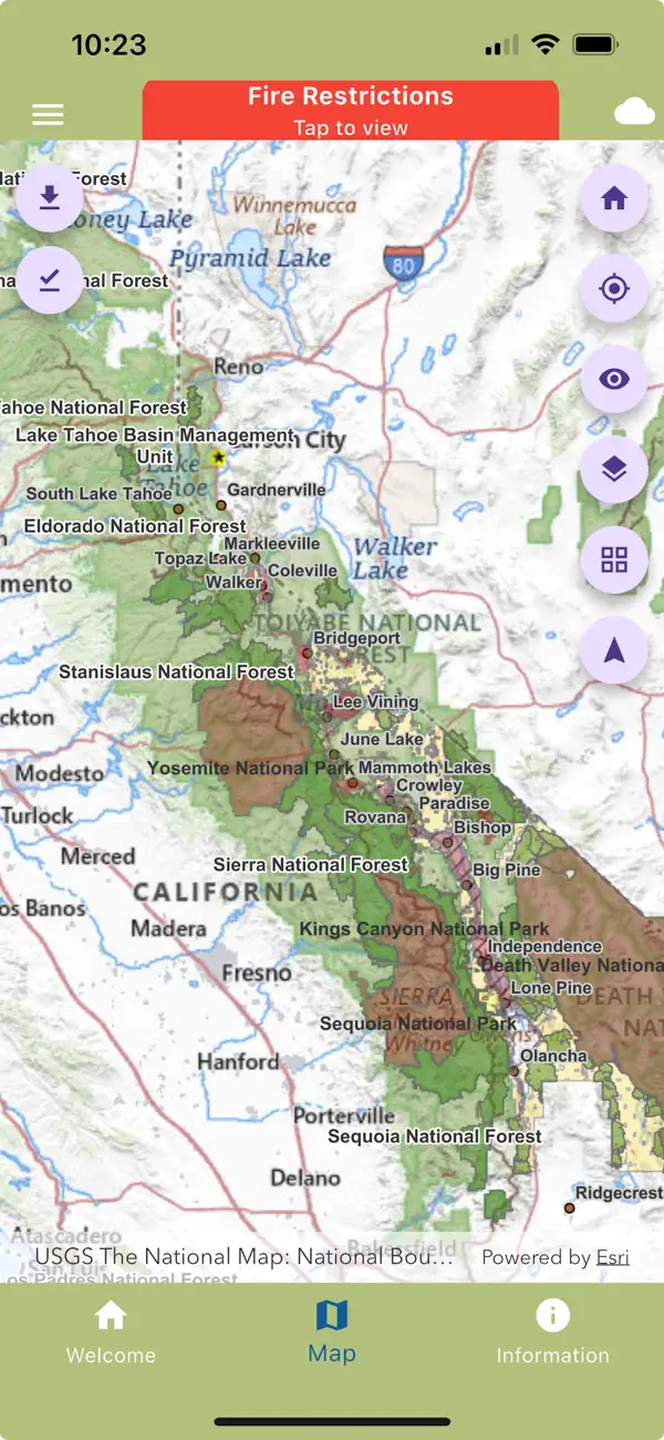 Screenshot #2 pour Eastern Sierra Camping