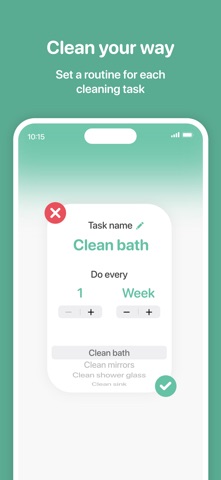 Spotless: A simply clean home iPhone screenshot