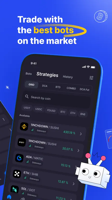 Bitsgap: Crypto Trading Bots screenshot 2 of 4
