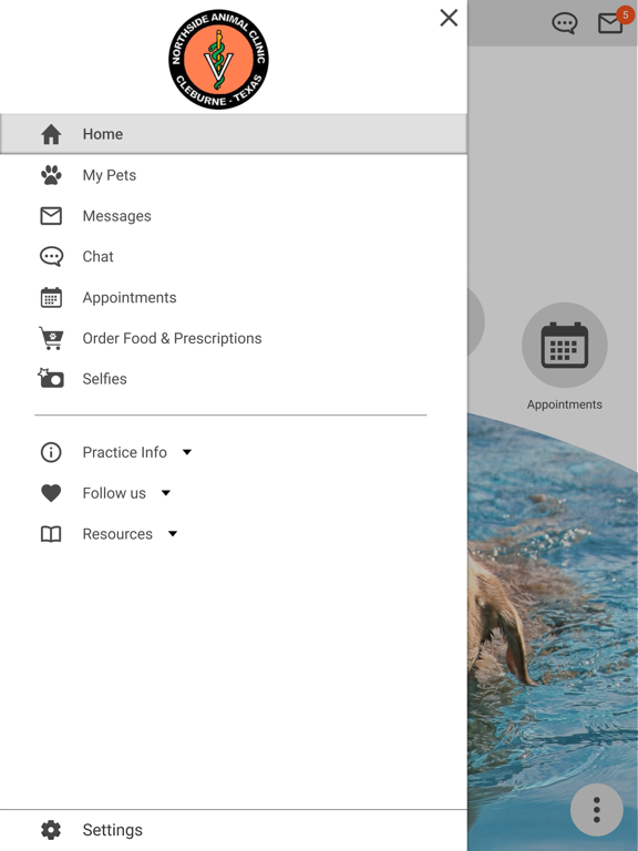 Northside Animal Clinic iPad screenshot