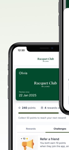 Racquet Club Loyalty screenshot