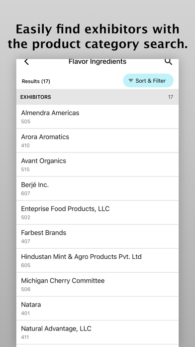 Flavorcon 2024 Mobile App Screenshot