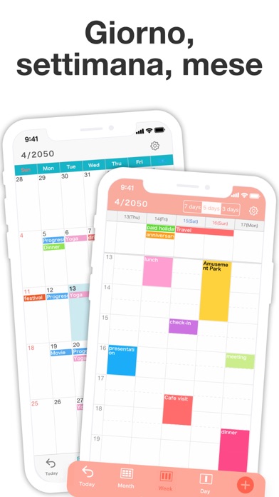 S Calendario: Agenda, Attività