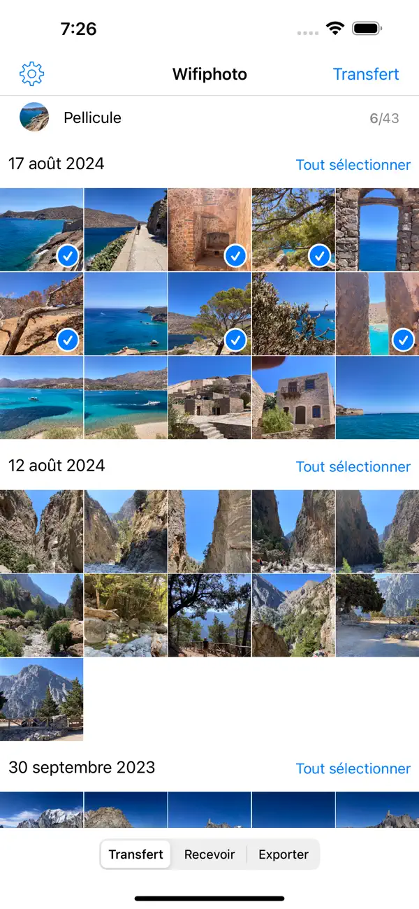 Screenshot #1 pour WiFiPhoto
