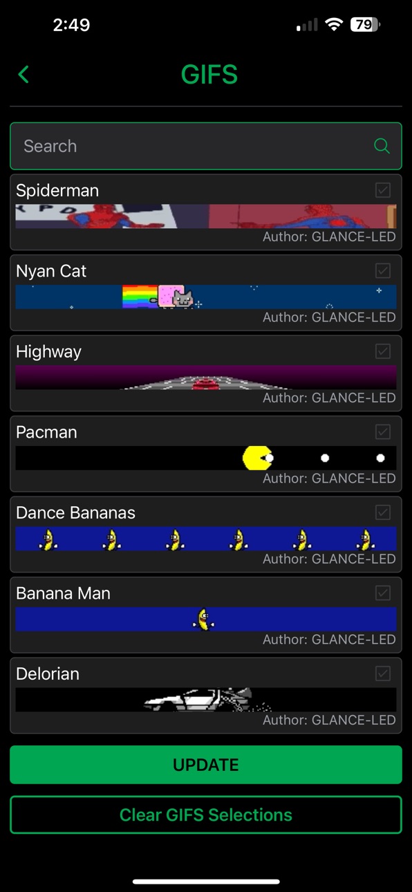 iPhone screenshot