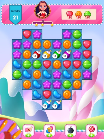 Candy Shop: Match 3 Games iPad screenshot