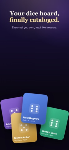 DiceVault: Polyhedral Catalog のスクリーンショット