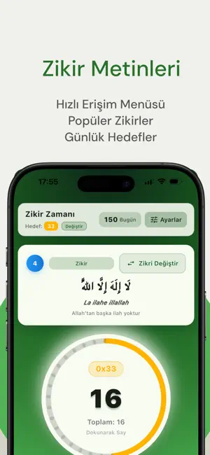 Tesbih Pro - Zikirmatik Esma screenshot 3