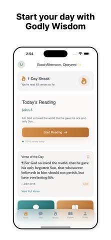 BibleChat: AI Daily Scripture Screenshot 1 of 5