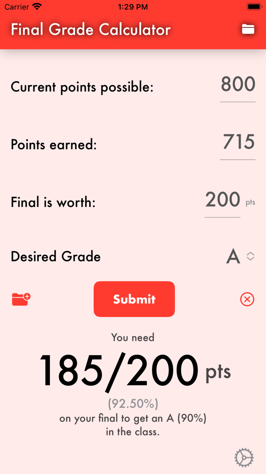 #3. Final Grade Calculator - A+ (iOS) 由: Austin Moca