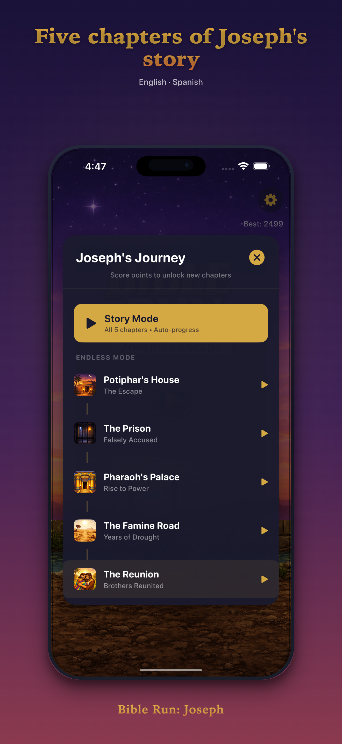 Bible Run: Joseph