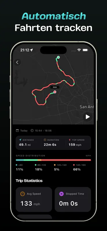 Enroad – Drive Tracker screenshot 1 of 4