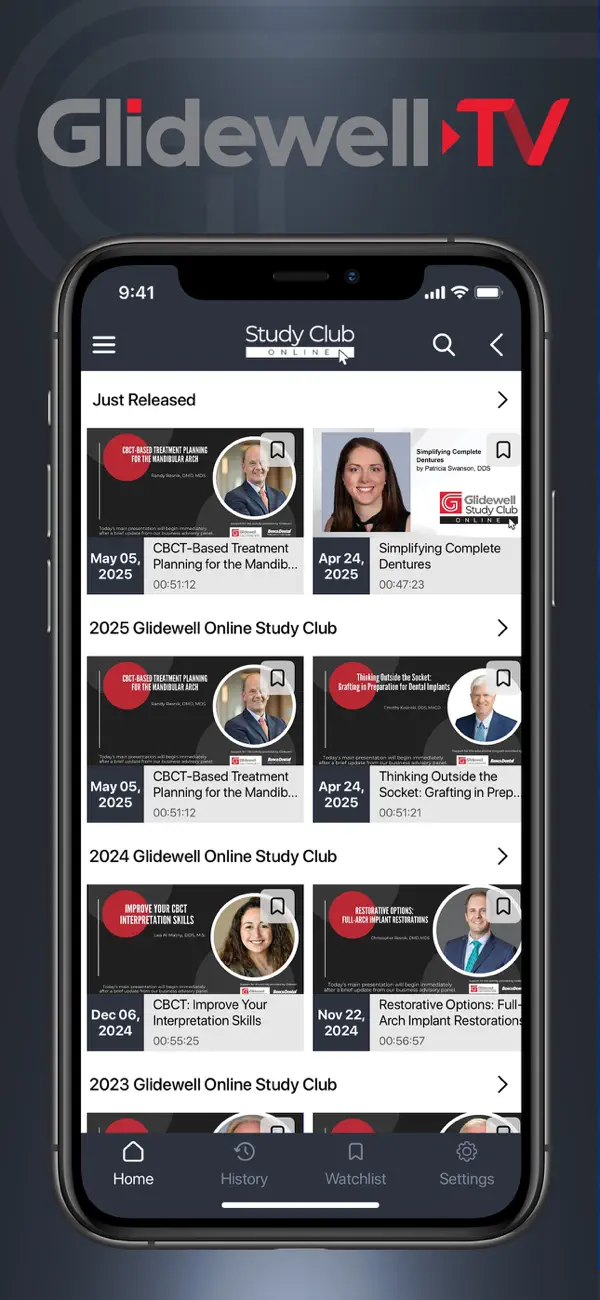 #4. Glidewell TV (iOS) By: Connected Television Group