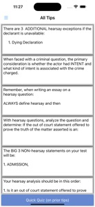 Bar Exam Tip Of The Day screenshot #4 for iPhone