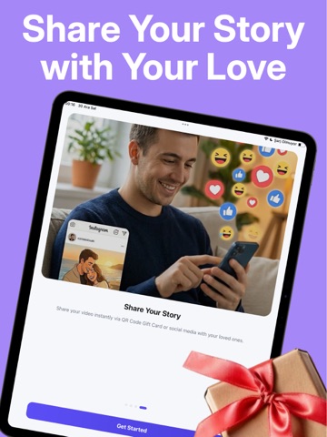 Love Story AI: Photo to Story iPad screenshot