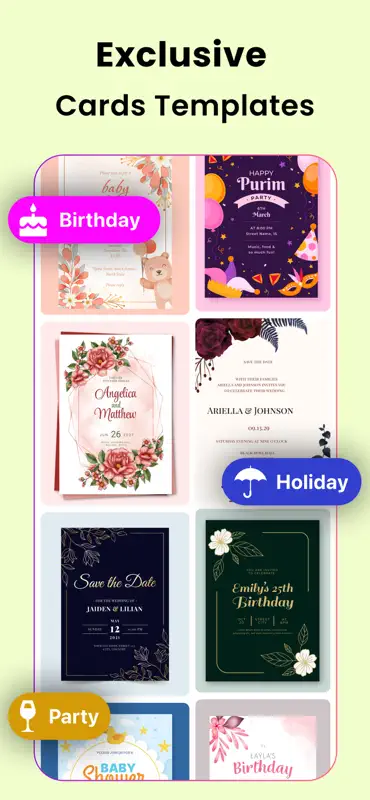 Invitation Maker - Inviteos screenshot 3 of 9