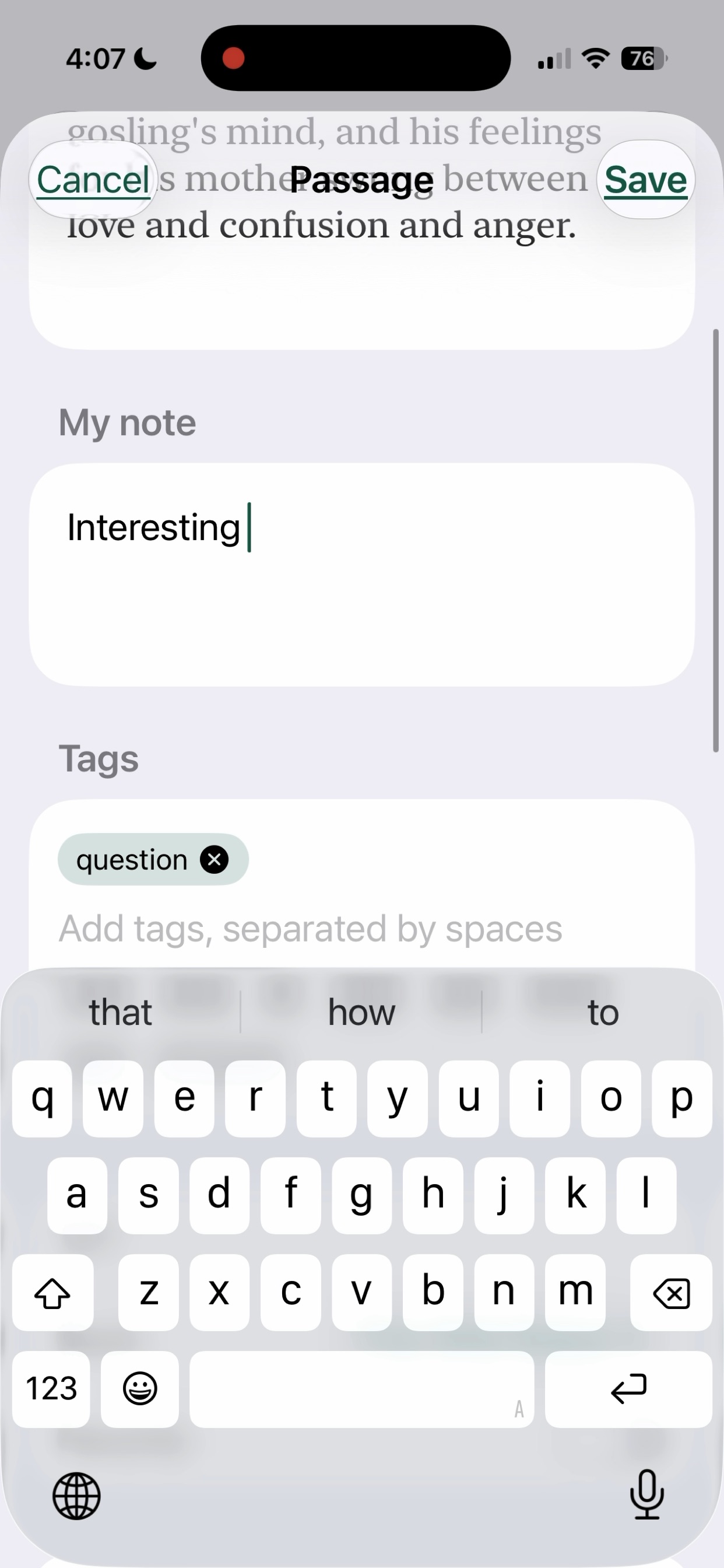 Screenshot 3 of BookMemo: Book Passages