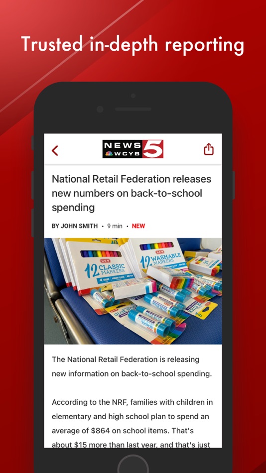 #4. News 5 WCYB.com Mobile (iOS) By: Sinclair Broadcast Group, Inc