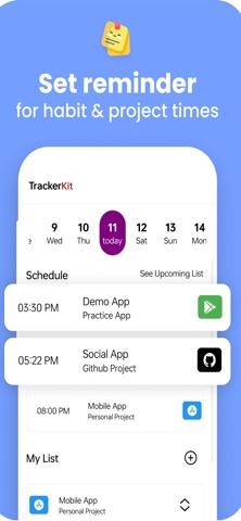Habits & Time - TrackerKit screenshot