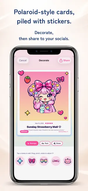 Decora Diary: OOTD Closet screenshot 4