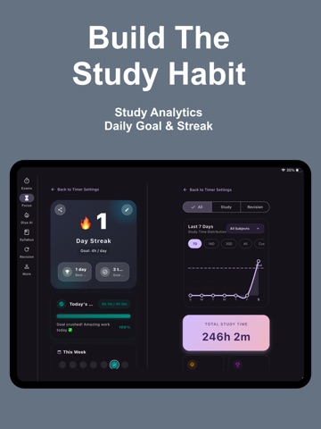 Exam Countdown & Study Planner iPad screenshot