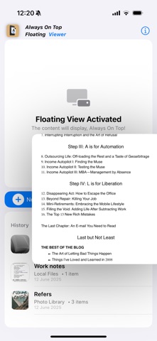 Always On Top - PDF/Web/Images Screenshot 2 of 6