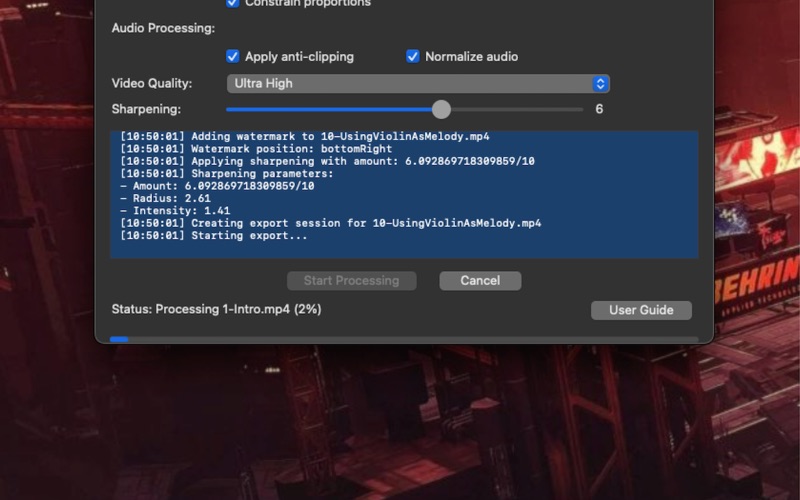 Simple Video Watermarker screenshot - Photo & Video app preview