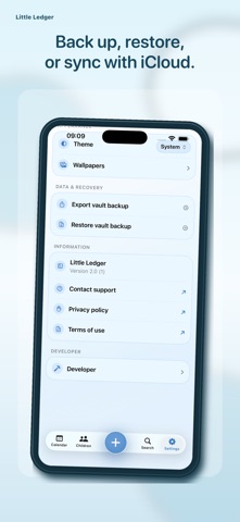 Little Ledger: Family Records iPhone screenshot