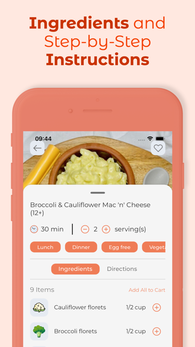Starting Solids & Baby Foods Screenshot